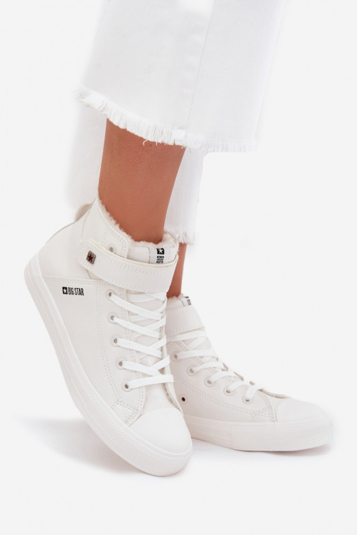 Āda siltināti brīvā laika apavi BIG STAR V274541FIN baltas krāsas