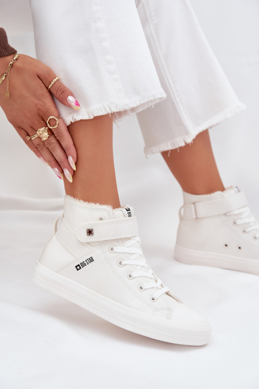 Āda siltināti brīvā laika apavi BIG STAR V274541FIN baltas krāsas