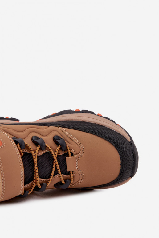 apavi sniega apavi Bērnu apavi ar lipīgām aizdarēm Big Star SS374012 brūnas krāsas