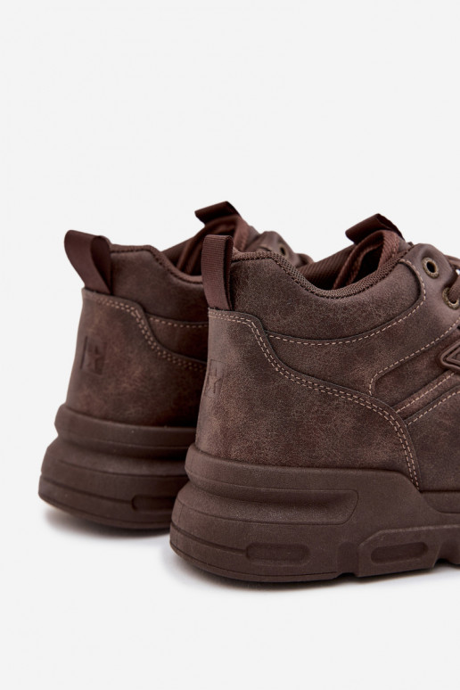 modeļa apavi  Big Star SS174283 HI-POLY SYSTEM tumši brūnas krāsas  modeļa apavi  Big Star SS174283 HI-POLY SYSTEM tumši brūnas krāsas