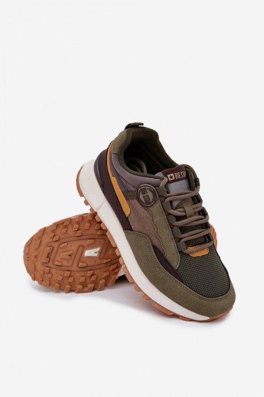 sporta apavi  modeļa apavi  Big Star RR174280 HI-POLY SYSTEM haki krāsas