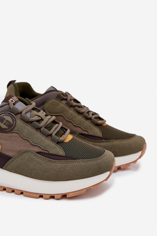 sporta apavi  modeļa apavi  Big Star RR174280 HI-POLY SYSTEM haki krāsas