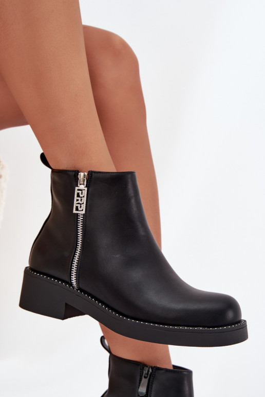 siltināti zempapēžu apavi sievietēm ar mirdzošiem spīdumiņiem Melns Vionna siltināti zempapēžu apavi sievietēm ar mirdzošiem spīdumiņiem Melns Vionna