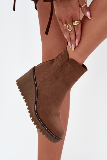 siltināti Sieviešu puszābaki  Z u brūnas krāsas Mavona 2