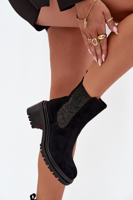 stilīgi puszābaki  siltināti  Melns Zoralia stilīgi puszābaki  siltināti  Melns Zoralia