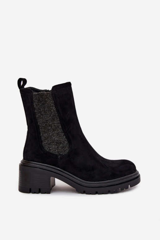 stilīgi puszābaki  siltināti  Melns Zoralia stilīgi puszābaki  siltināti  Melns Zoralia