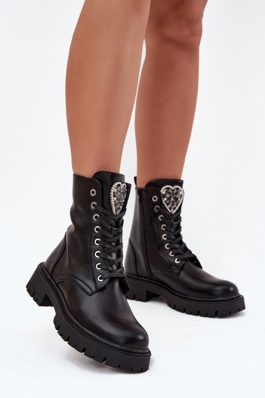 zābaki  siltināti Eko   Melns Miryssa zābaki  siltināti Eko   Melns Miryssa