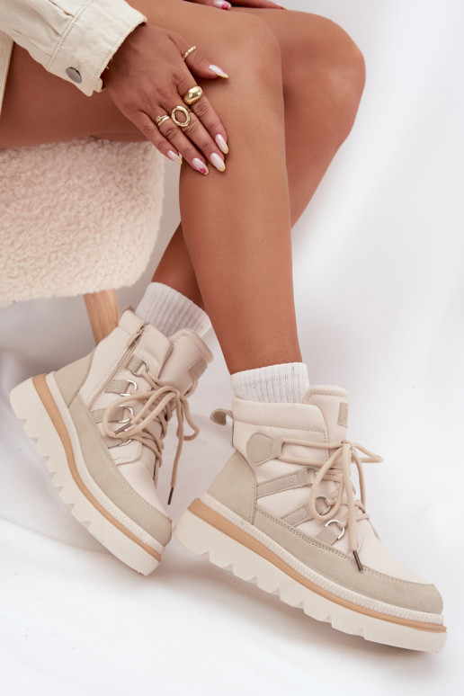 Sieviešu puszābaki ar platformu Ziloņkaula krāsas Liorae Sieviešu puszābaki ar platformu Ziloņkaula krāsas Liorae