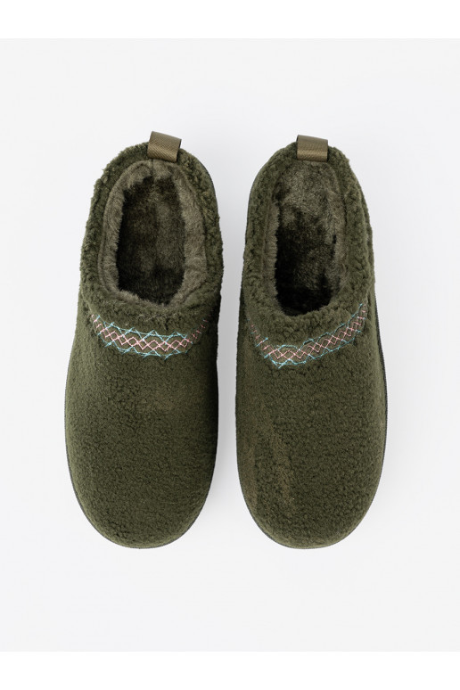 haki krāsas, miękkie Apavi a'la Sieviešu sniega zābaki bez pięty