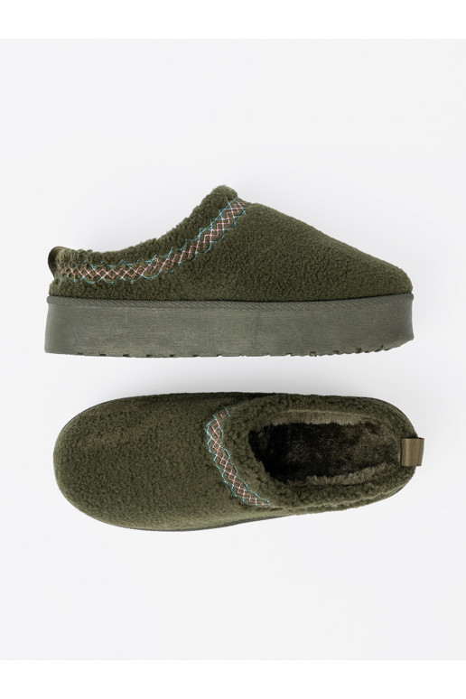 haki krāsas, miękkie Apavi a'la Sieviešu sniega zābaki bez pięty