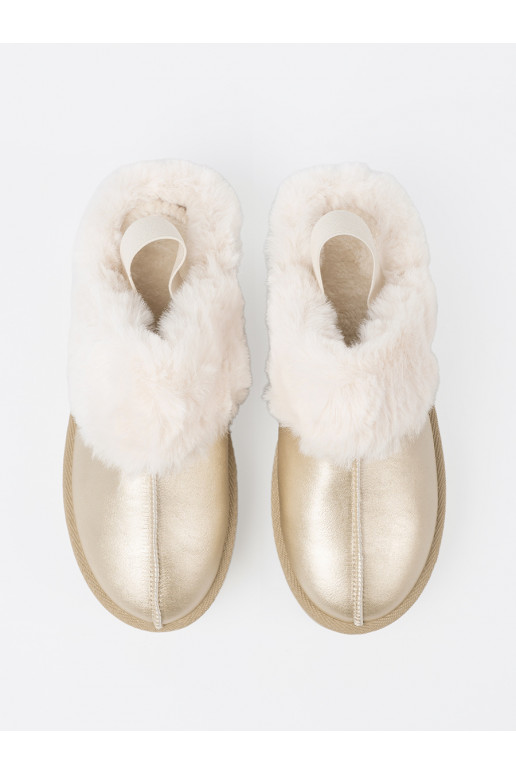 Zelta krāsas Apavi a'la Sieviešu sniega zābaki z balta krāsam  Zelta krāsas Apavi a'la Sieviešu sniega zābaki z balta krāsam