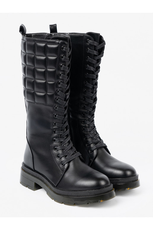  Melnas krāsas garie zābaki z m i suwakiem