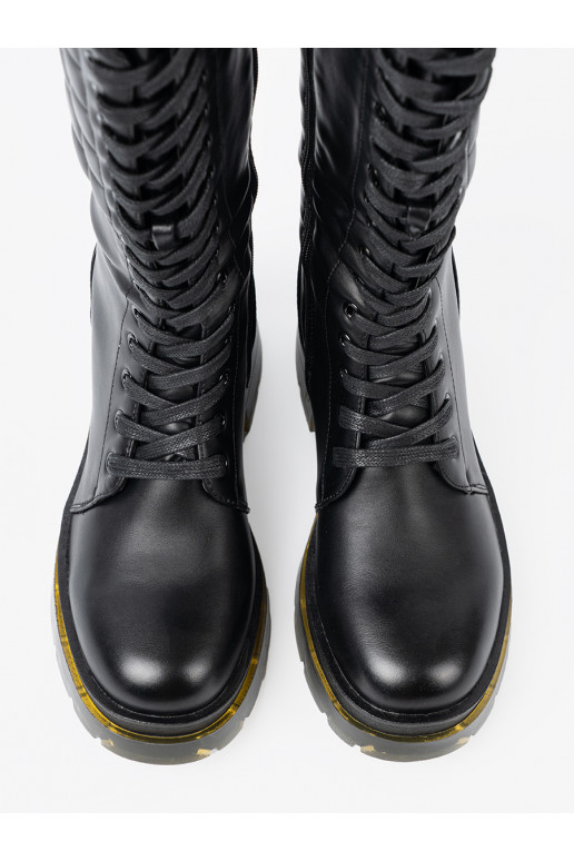  Melnas krāsas garie zābaki z m i suwakiem