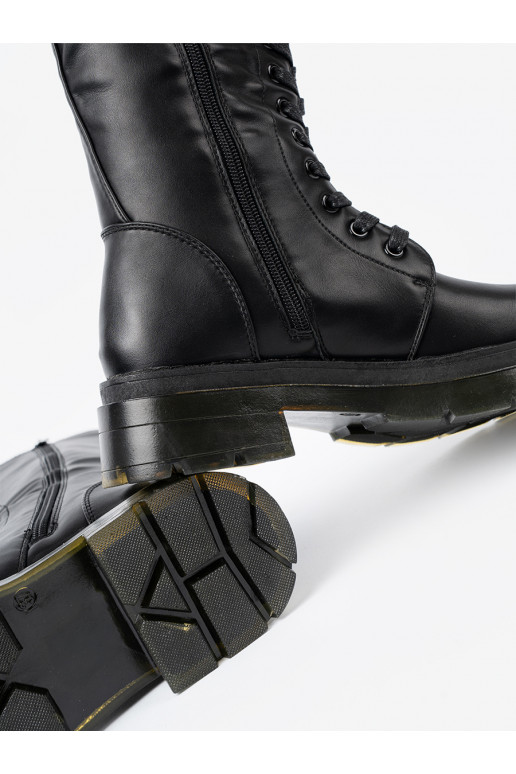  Melnas krāsas garie zābaki z m i suwakiem