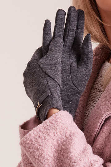 Tumši pelēki sieviešu cimdi... 2