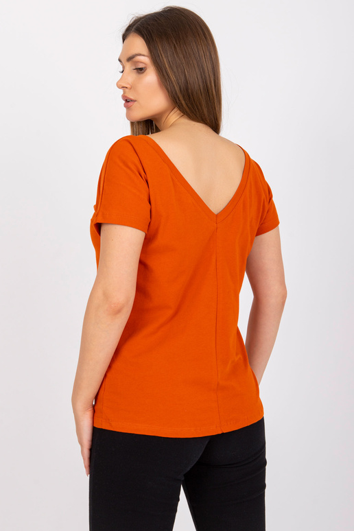 Tumši oranžs sieviešu Fire T-krekls