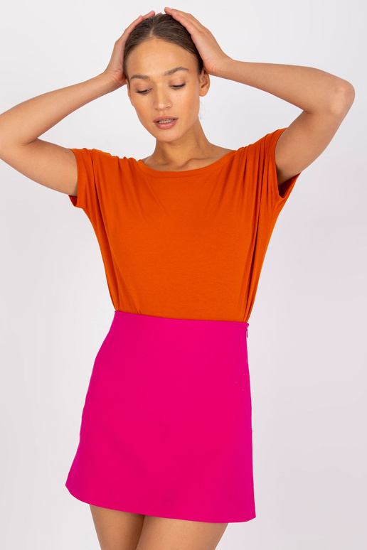 Tumši oranžs sieviešu Fire T-krekls