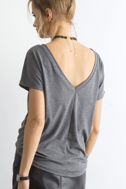 Tumši pelēks Fire t-krekls