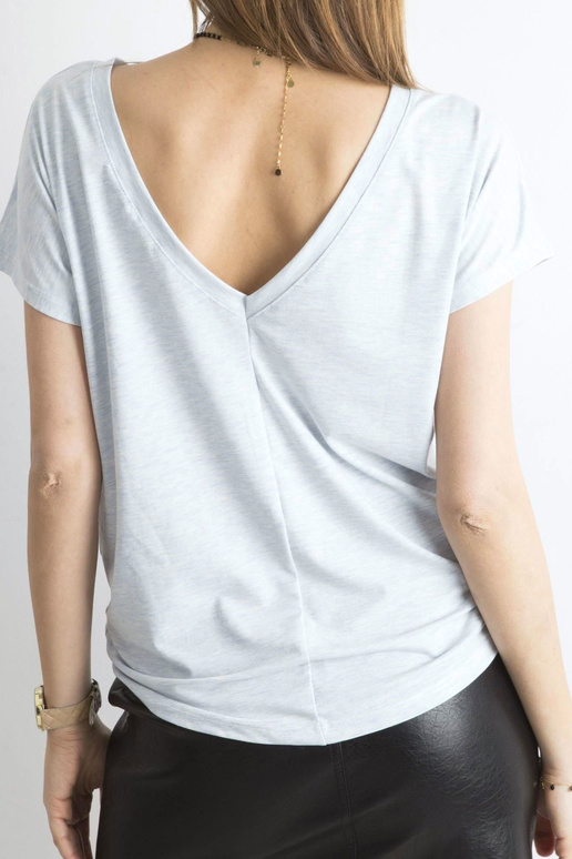 Gaiši zils Fire t-krekls