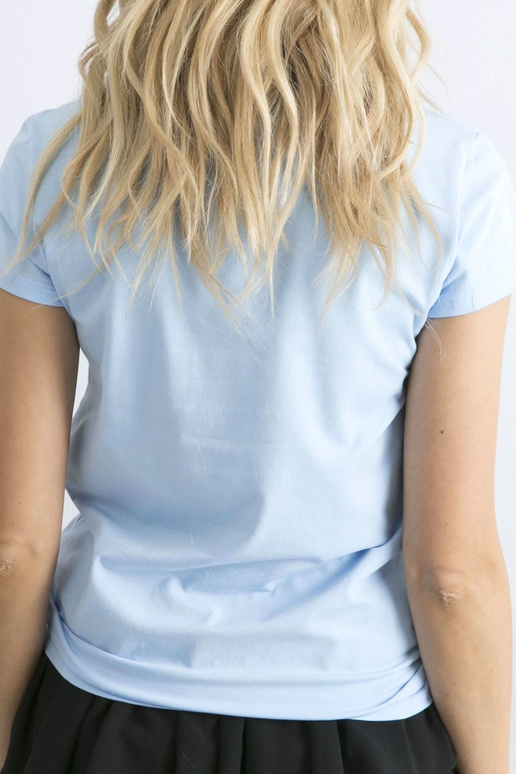 Gaiši zils Peachy t-krekls