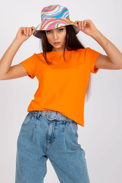 Fluo oranžs sieviešu Peachy kokvilnas...