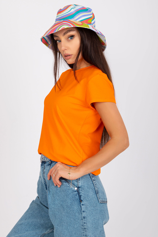 Fluo oranžs sieviešu Peachy kokvilnas...