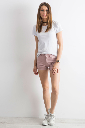 Pūderrozā sieviešu šorti