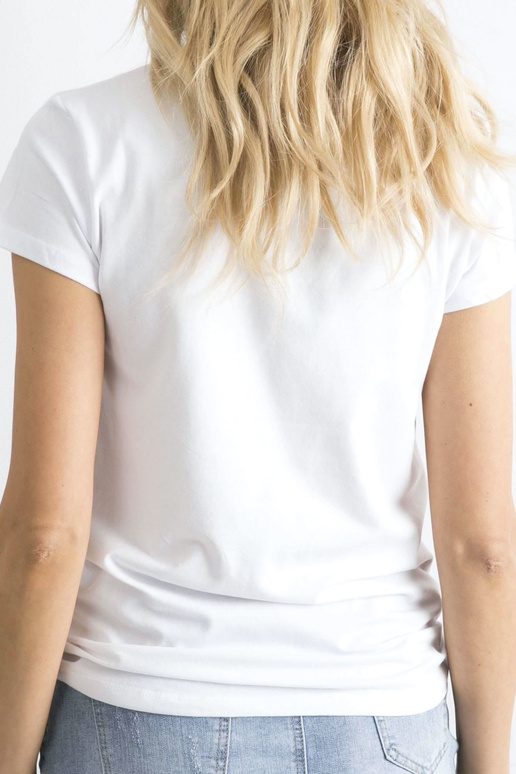 Persiku balts t-krekls