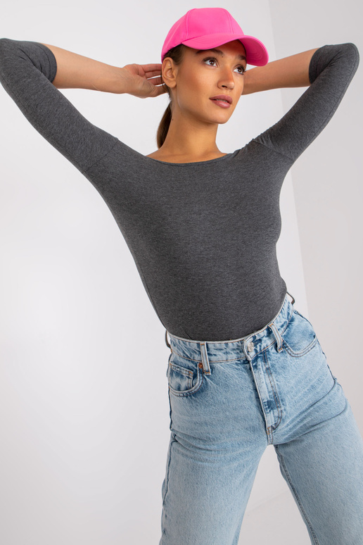 Tumši pelēka Mona blūze