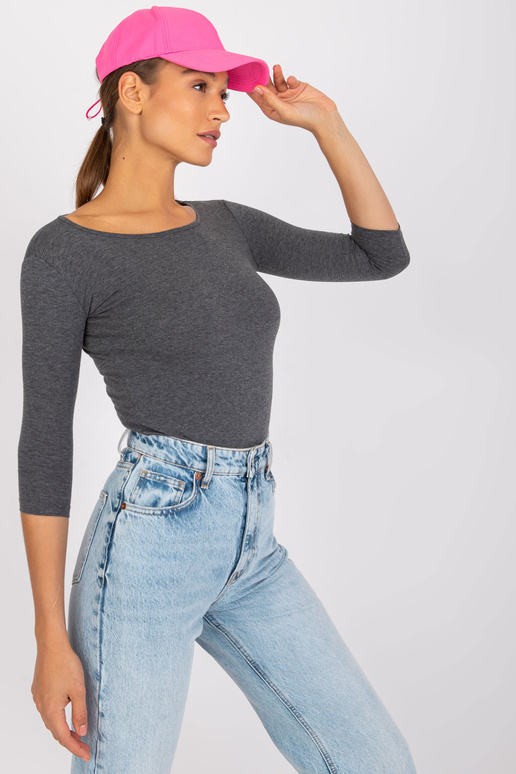 Tumši pelēka Mona blūze