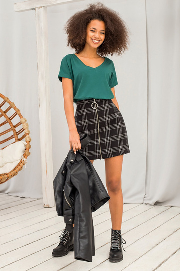 Tumši zaļš Emory t-krekls 2