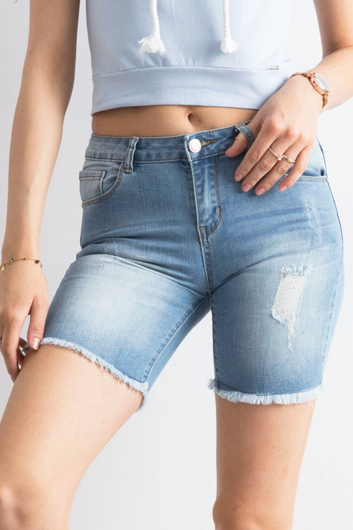 Zili džinsa Bermudu šorti Zili džinsa Bermudu šorti