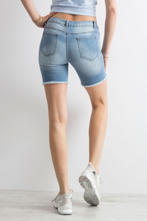 Zili džinsa Bermudu šorti Zili džinsa Bermudu šorti