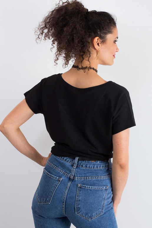 Melns Emory t-krekls