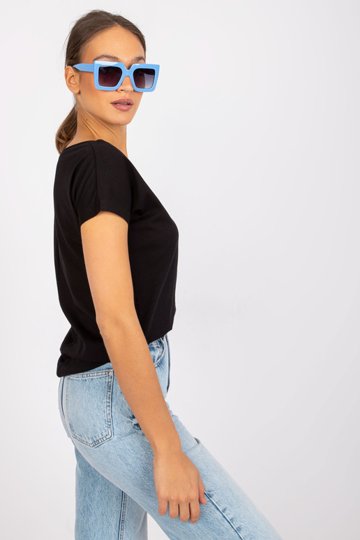 Melns Emory t-krekls