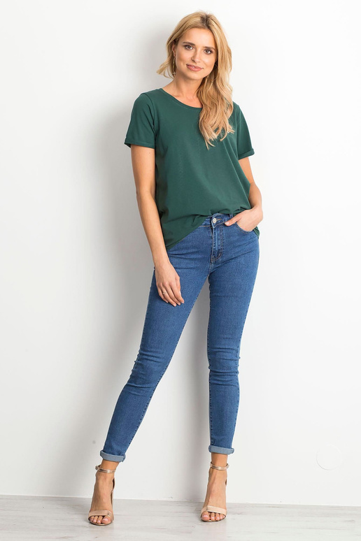 Tumši zaļš transformējošs T-krekls