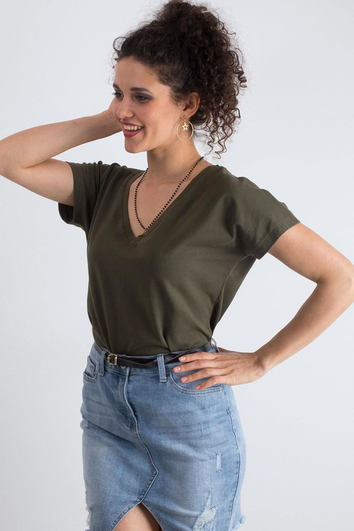 Haki krāsas T-krekls Emory Haki krāsas T-krekls Emory