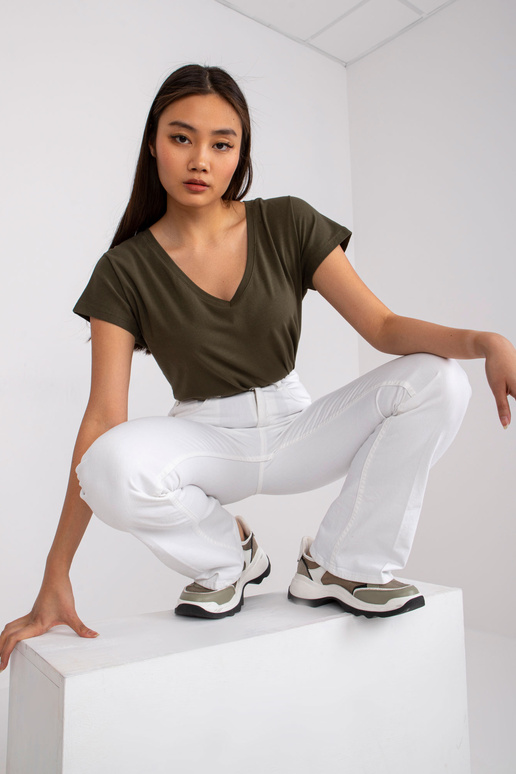 Haki krāsas T-krekls Emory Haki krāsas T-krekls Emory