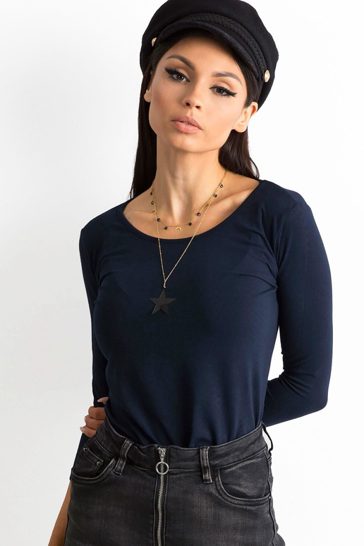 Blūze-RV-BZ-4690.20- tumši zila Blūze-RV-BZ-4690.20- tumši zila