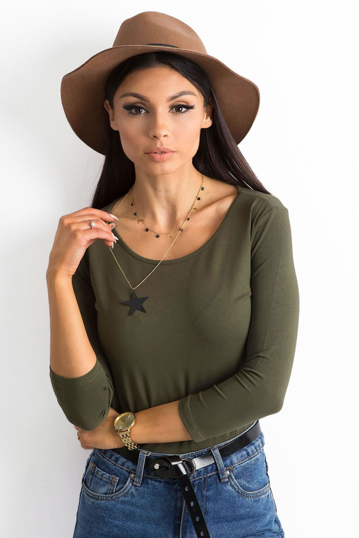 Haki krāsas blūze Mona