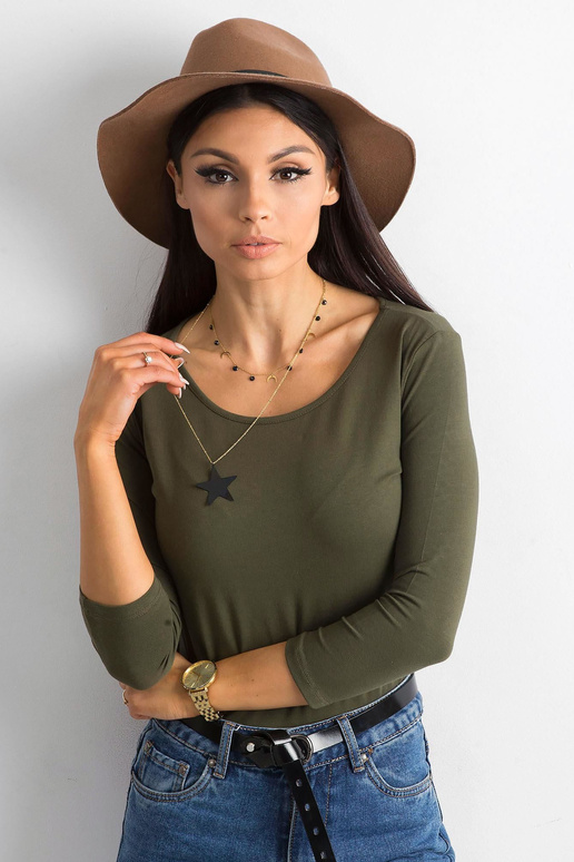 Haki krāsas blūze Mona