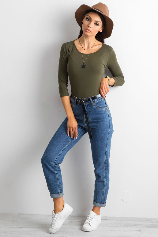 Haki krāsas blūze Mona