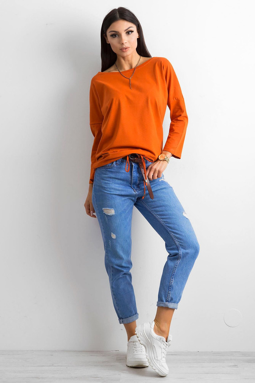 Fiona tumši oranža blūze