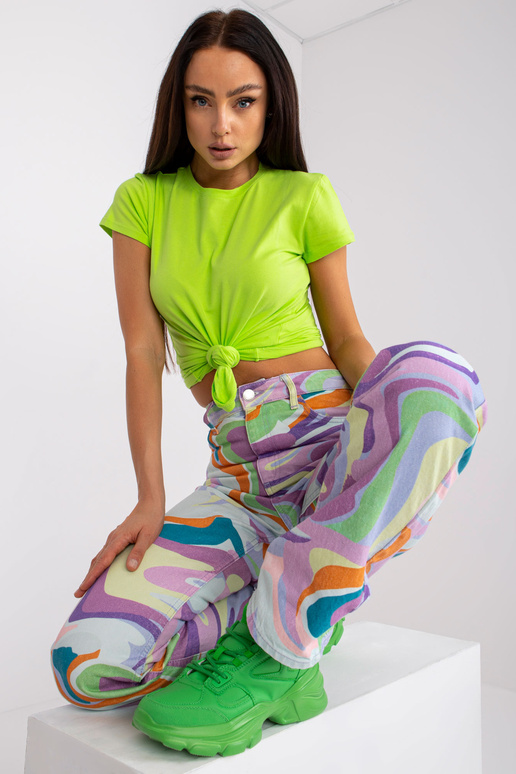 T-krekls-RV-TS-4623.84-fluo zaļš