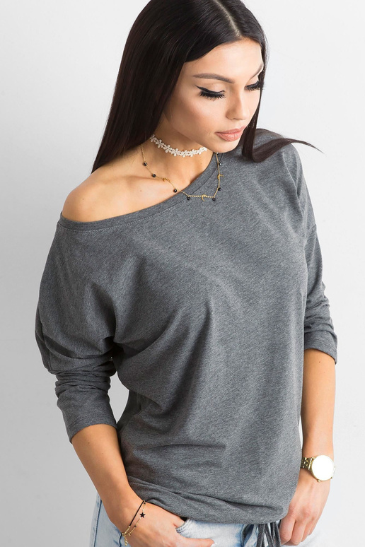 Fiona tumši pelēka blūze