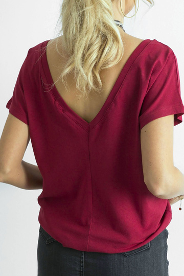 T-shirt-RV-TS-4662.86-bordowy 2