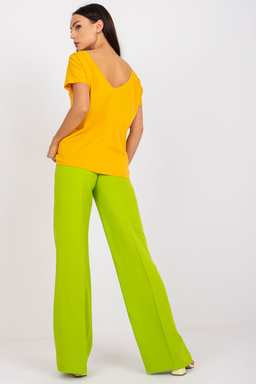 Tumši dzeltens Fire sieviešu t-krekls