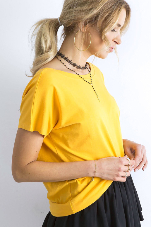 Tumši dzeltens Fire sieviešu t-krekls