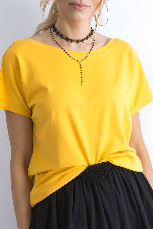 Tumši dzeltens Fire sieviešu t-krekls