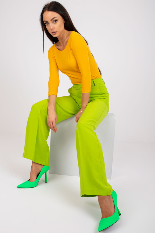 Tumši dzeltena Mona kokvilnas blūze